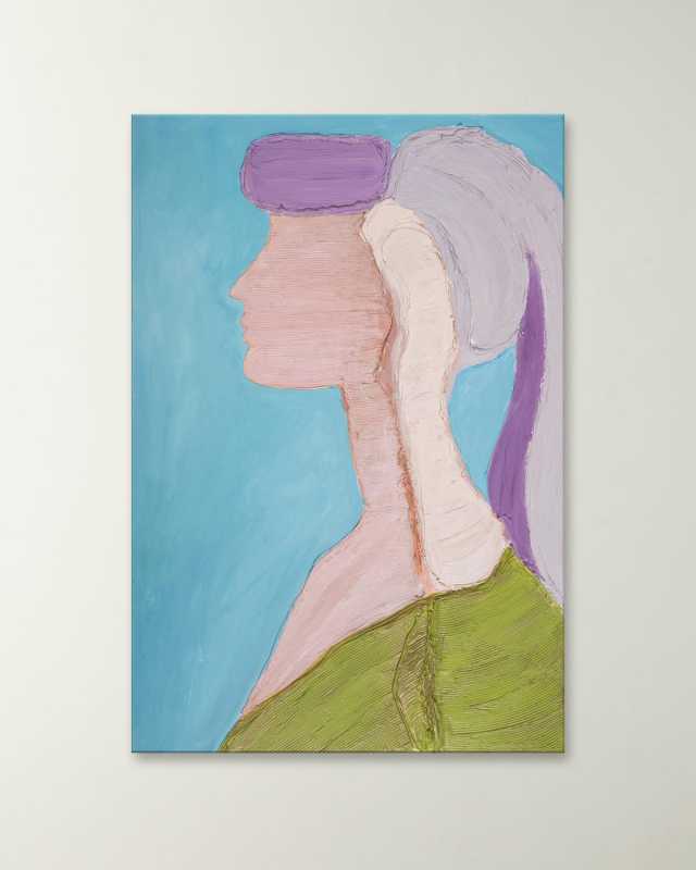 "Profile Series 2" Gallery-Wrapped Giclee by H. Scott